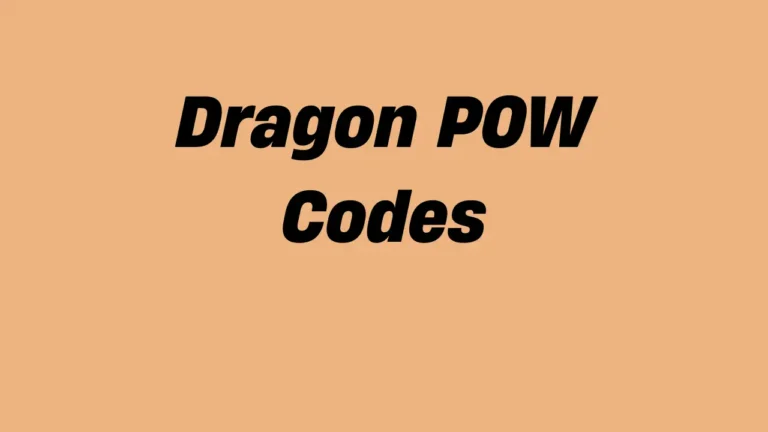 Dragon POW Codes (April 2025)